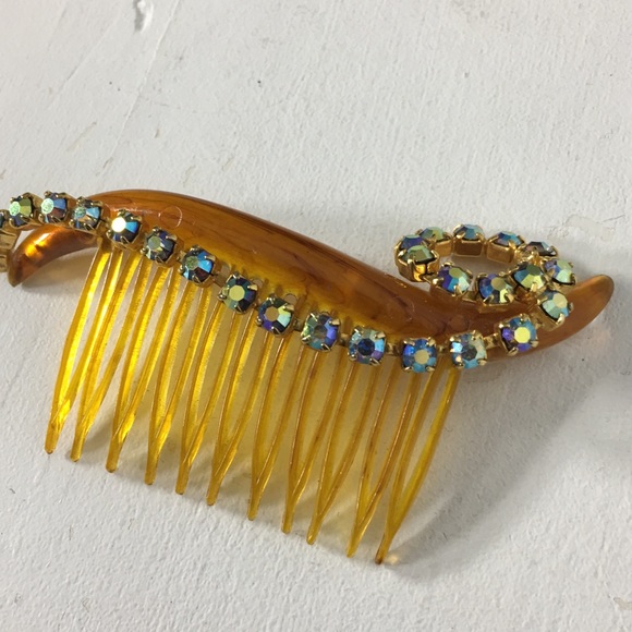Vintage AB Style Hair Comb - Picture 3 of 9